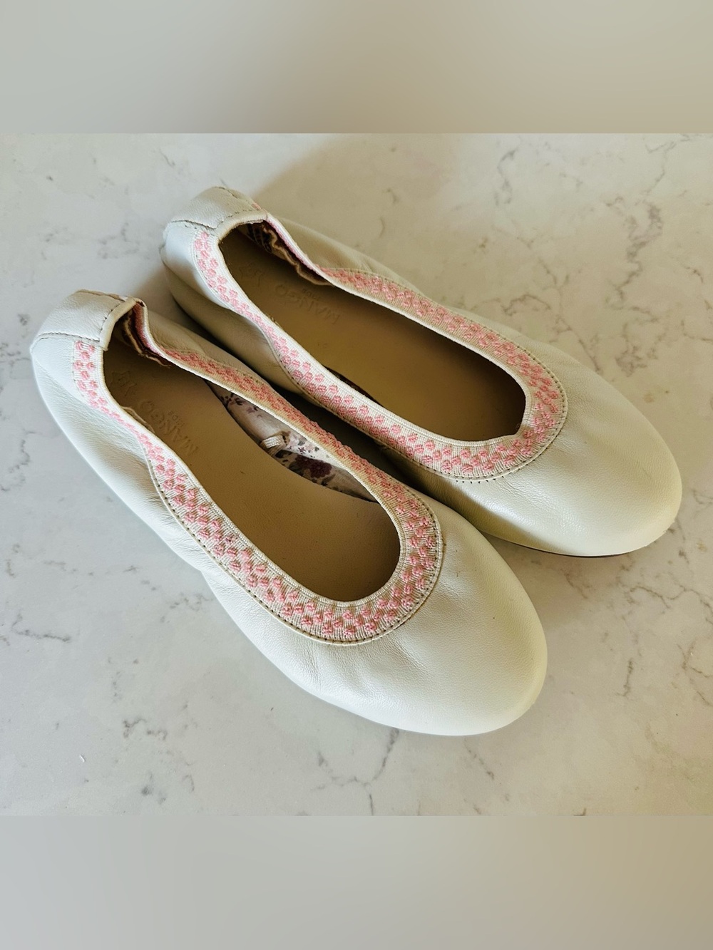 Mango Leather Ballerinas (Girl’s Size 1)